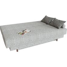 Смарт Диван прямой Алькантара Грей еврокнижка