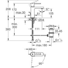 Смеситель Grohe Plus для раковины, 32612003