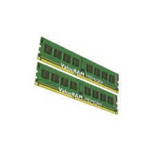 Память ddr3 8gb 1600mhz kingston (kvr16n11k2 16) kit of 2 rtl non-ecc