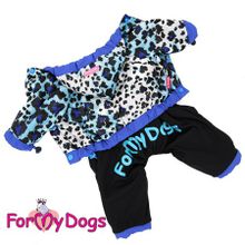 Дождевик для собак с капюшоном ForMyDogs для мальчиков 188SS-2016 M