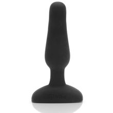 Анальная вибропробка чёрного цвета NOVICE REMOTE CONTROL PLUG BLACK - 10,2 см.