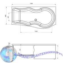 Панель фронтальная Aquanet Nicol 170 R