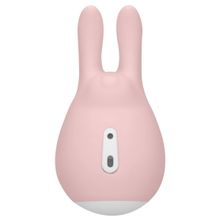 Shots Media BV Розовый клиторальный стимулятор Love Bunny - 9,4 см. (розовый)