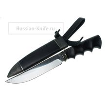 Нож Осётр (порошковая сталь Uddeholm ELMAX)-деревянные ножны