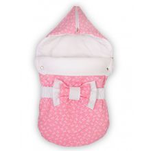 LovelyCare Конверт на выписку Бантики, розовый лето + бант 100054