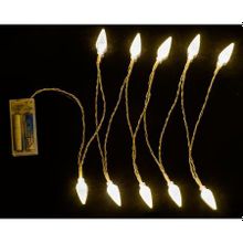 Светодиодная гирлянда Perfeo Капля 2" , 10 LED, стекло, 1.5 м, 2хАА (PF_A4920)"