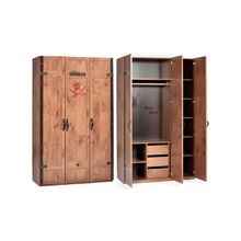 Cilek Шкаф 3-x дверный BLACK PIRATE KS-1002