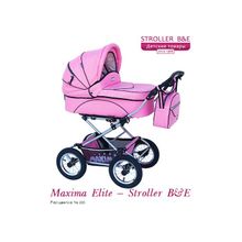 Универсальная коляска Maxima Elite - Leather Collection Stroller B&E 3 в 1