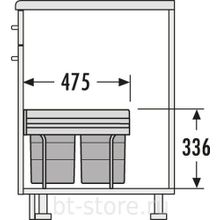 Система сортировки Hailo Space Saving 3641-12