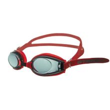 Очки для плавания ATEMI, силикон M405 (красный)