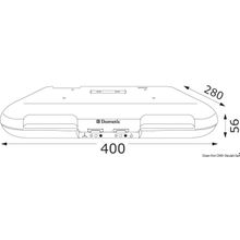 Osculati DOMETIC cooker hood w activated carbon filter, 50.236.13