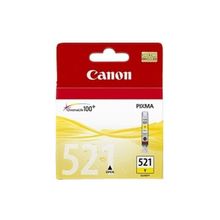 Картридж оригинальный Canon CLI-521Y желтый. Объем 9мл.