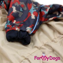 Дождевик для собак на кнопках ForMyDogs для мальчиков красный 189SS-2016 M