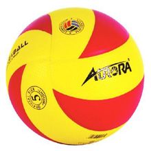 Мяч волейбольный AURORA желто-красный, размер 5