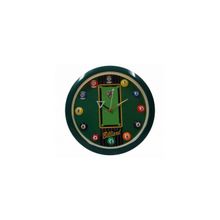 Часы настенные "11 шаров" D29 см (зеленые)