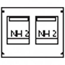 Пластрон для 2 NH2 2ряда 3 рейки |  код. AG 92 |  ABB