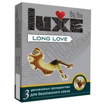 Luxe Презервативы LUXE Long Love с пролонгирующим эффектом - 3 шт.