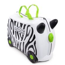 Trunki Зебра Зимба на колесиках черно-белый