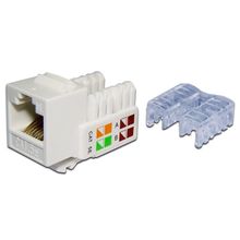 TWT-OK45UTP-110WH Модуль Keystone, RJ45 Port, Cat.5E, UTP, 110