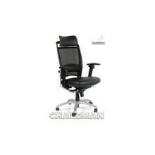 Эргономичное офисное кресло руководителя CHAIRMAN Еrgo Е281 А, кожа натуральная