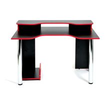 Tetchair Стол компьютерный Strike-1 (120) NEO , black red; черный красная кромка