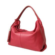 Мягкая женская сумка KSK 3091 красная