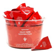 AYOUME Антивозрастная ночная маска для лица с гранатовым вином Enjoy Mini Sleeping Pack