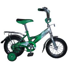 Велосипед двухколес,детский Байкал В 1203 серо-зеленый