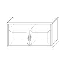 ПМ: КУРАЖ ТВ-тумба с нишей Венето