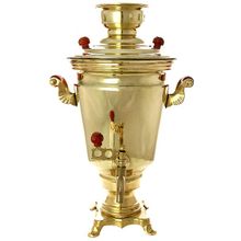 Электрический самовар 4 л желтый "конус" с автоматическим отключением при закипании воды, арт. 144543к