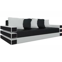 Смарт Диван прямой Венеция Вайт Блэк еврокнижка