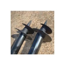 Монтаж фундамента на винтовых свай