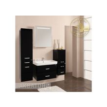 Мебель для ванной Акватон Америна70 чёрный глянец