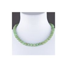 Бусики-Колечки Бусы Нефрит "Яблонька" арт. П4273