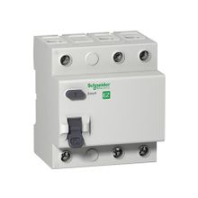 Дифференциальный выключатель нагрузки УЗО Easy9 4 полюса, 40А, Тип AC, 30мА | код. EZ9R34440 | Schneider Electric