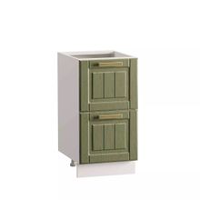 Моби Софи стол 400 2 ящика Белый Дуб Зелёный ID - 311090