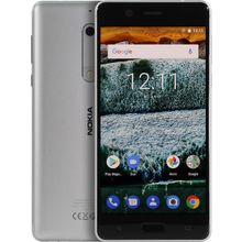 Смартфон NOKIA 5 DS TA-1053 Silver (1.4GHz, 2GBRAM, 5.2"1280x720, 4G+BT+WiFi+GPS, 16Gb+microSD, 13Mpx, Andr)