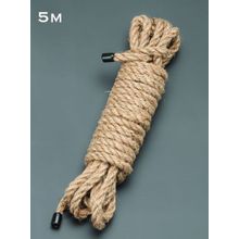 Пеньковая верёвка для бондажа - 5 м. бежевый