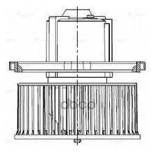 Э Вентилятор Отоп. Для А М Hyundai H-100 Porter (96-) Hyundai H-100 Porter (96-) LUZAR арт. LFH08B4