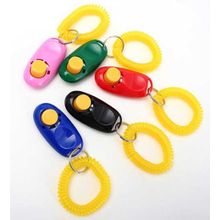 Кликер для дрессировки собак кнопочный на пружине