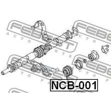 Подшипник Опоры Карданного Вала Febest арт. NCB001