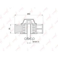 Ролик Обводной Приводного Ремня Bmw N52b N53b 1-Ser (E81 E87)   3-Ser (E90)   5-Ser (E60)   7-Ser (E65)   X3 (E83)   X5 (E70)   Alt LYNXauto арт. PB7007