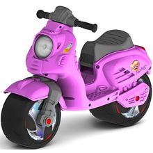 R-toys ОР502 Каталка-мотоцикл беговел СКУТЕР цвет розовый