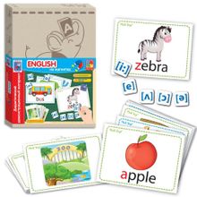 Развивающая игра VLADI TOYS VT3701-06 Дидактический материал с магнитами English.