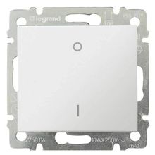 Legrand Выключатель одноклавишный двухполюсный Legrand Valena 16A 250V белый 774204 ID - 242924