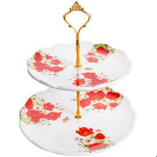 28137 Конфетница 2х ярусная 20,3+24,5 см LR (х16)