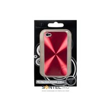 Задняя панель Fonerange FSIP4AR iPhone 4 красный, алюминий