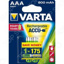 VARTA AAA R2U 800 мАч 2 шт.