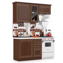 Любимый Дом Кухня Кантри Орех № 04 160 см., универсальная сборка ID - 287626