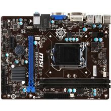 Материнская плата MSI B85M-P33 V2.0 RTL {S1150, B85, DDR3, PCI-E, SATAIII, SATAII, GBL, USB, DVI, D-Sub, mATX}